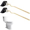 Hibbent 2 Pack Metal Toilet Handle Replacement, Compatible with TOTO