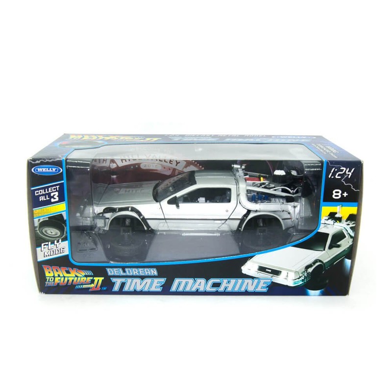 バック・トゥ・ザ・フューチャー デロリアン タイムマシン ミニカー 1/24 DELOREAN BACK TO THE FUTURE2