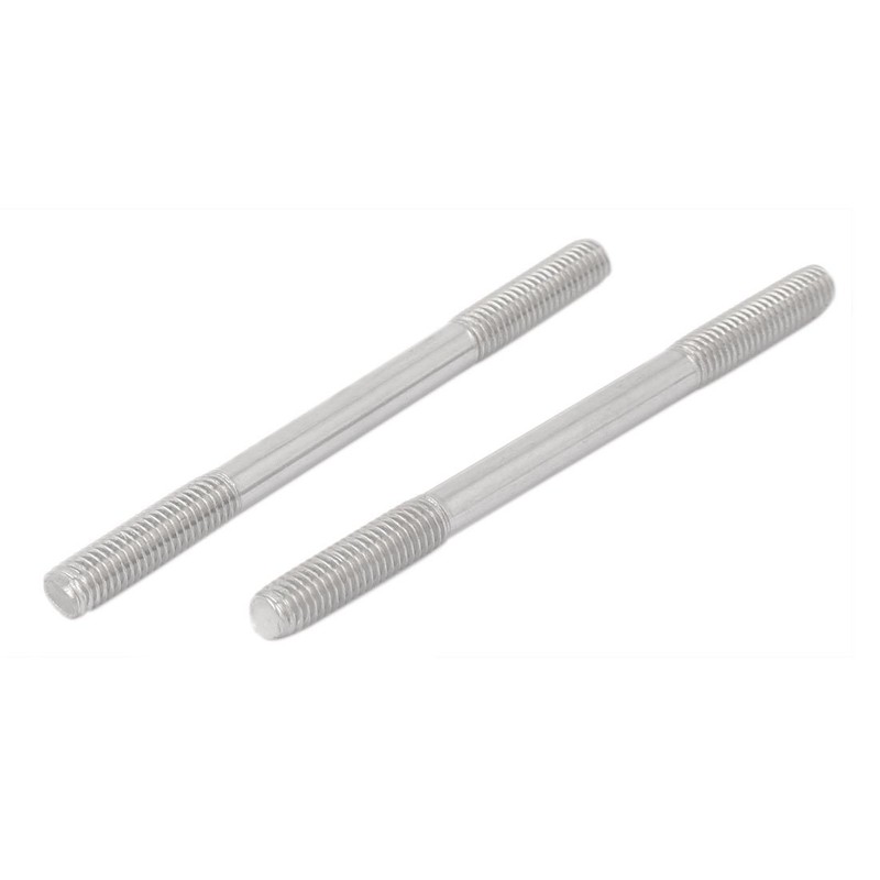 Sourcingmap M5x70mm 304 Stainless Steel Double End Threaded Stud Screw