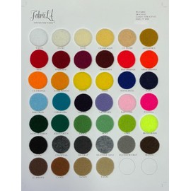 FabricLA Lt Flesh Felt Fabric | 36" x 36" 1 Square Yard | Acrylic, Soft, Non-Stiff | 1.6mm Thick | Crafts, Sewing, Padding & DIY