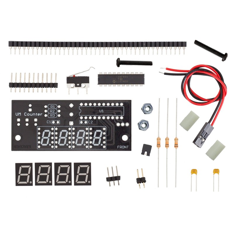 Spikenzielabs Useless Machine with Counter Upgrade Kit by (Soldering required)