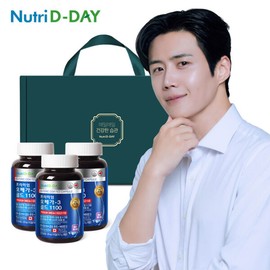 NutriD-Day (현대Hmall)뉴트리디데이 프리미엄 오메가3 골드1100 3병 선물세트 (NH Mall) Nutri-D-Day Premium Omega 3 Gold 1100 Gift Set (3 Bottles)