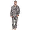 GM Apparel Men’s Traditional Brushed Flannel Comfy Pyjamas Set –