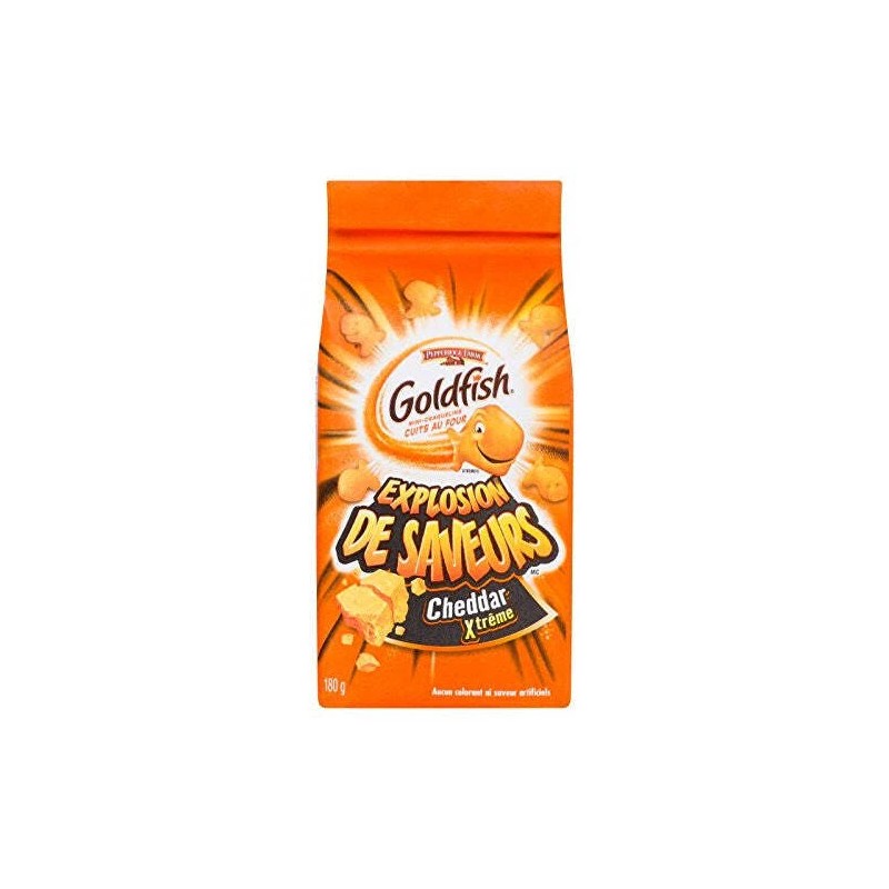 Campbell's Pepperidge Goldfish Extreme Cheddar, 180g/6.34oz. {Imported from Canada}