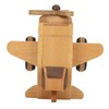 Fighter Music Box Aircraft Wood Craft Musical Box Birthday Christmas