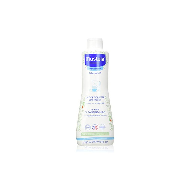 Mustela Organic Toilet Milk with Avocado Perseosis, Face, Body, Nappy