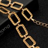 LIMHOO Metal Waist Chain for Women Rhinestone Chain Belt Crystal