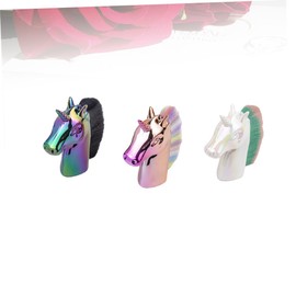 Ipetboom 2sets Unicorn Nail Brush Set for Art Cleaning Gentle on after Sanding 3pcs*2