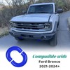 Bilisin Rear Bumper Tow Hook Covers for Ford Bronco 2021-2024+