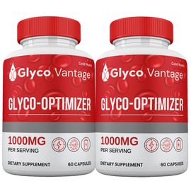 Gold Nutra (2 Pack) Glyco Vantage Glyco Optimizer Capsules Blood Support Maximum Strength All Natural Supplement for Men and Women