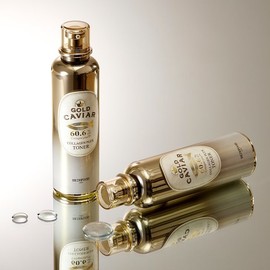 Skinfood 본사직영 골드 캐비어 콜라겐플러스 토너 120ml + (증정) 시트 마스크팩 5매 Headquarters Direct Gold Caviar Collagen Plus Toner 120ml + (Free Gift) Sheet Mask Pack 5 Sheets