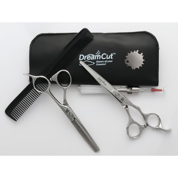 DreamCut 6" Professional Hair Scissors and Thinning Shears 440C Japanese Stainless Steel Kit