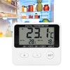 Freezer Thermometer with External Sensor, LCD Display Digital Refrigerator High