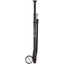 Glvaner Bicycle Air Pump, Mini Air Pump, Portable Aluminum Alloy, Air Gauge, Floor Pump, Portable Pump, 300 PSI, 20 Bar, High Pressure, Includes Air Pressure Gauge, Presta Type, Compatible with