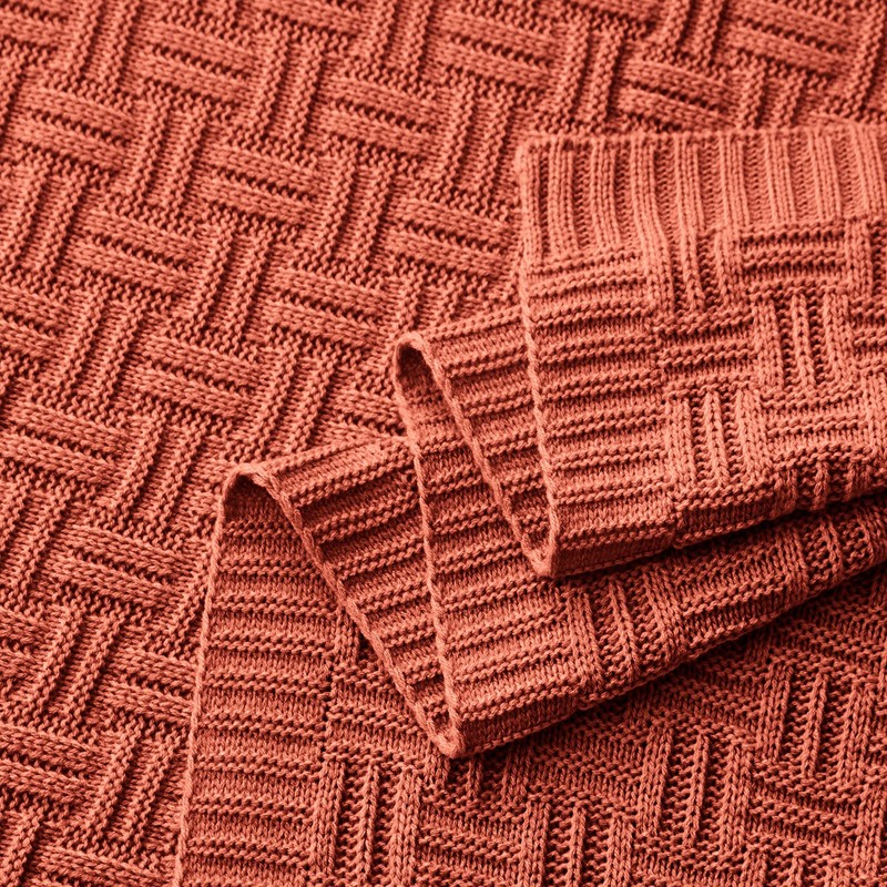 Aormenzy 50x60 Throw Blanket, Soft Cozy Acrylic Throw Blanket, Cable