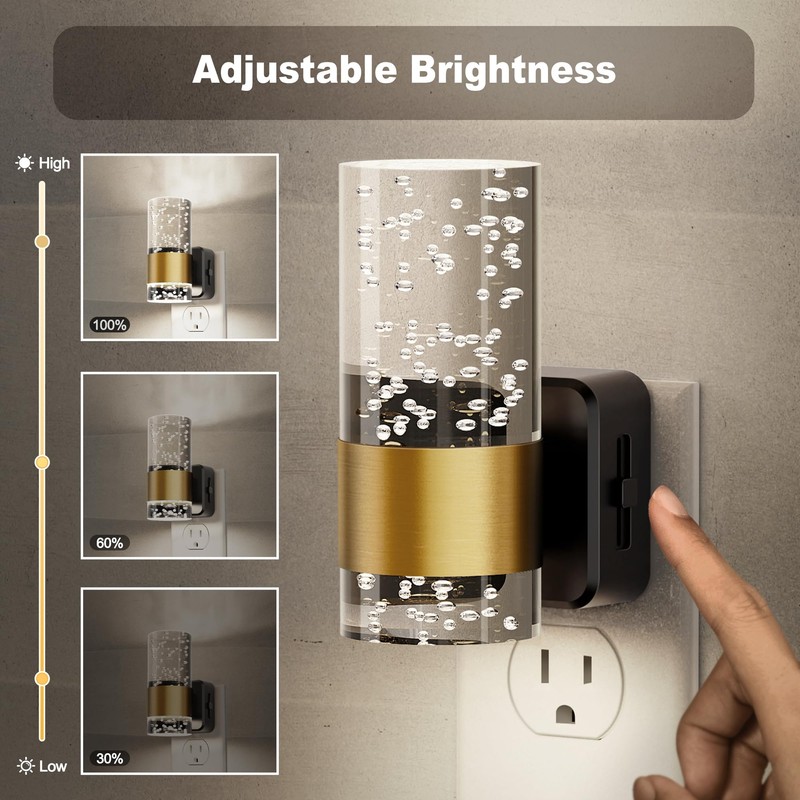 JandCase JandCase Night Light, Night Lights Plug into Wall, 2