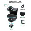 Heavy Duty Metal Table Microphone Clamp with 5/8 Thread, Desk