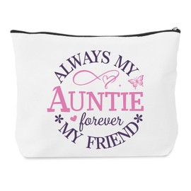 Auntie Birthday Gifts,Special Best Aunty Birthday Mothers Day Gifts for Auntie Presents Aunties Christmas Mothers Day Presents Ideas for Women Aunt Aunts Makeup Bag Cosmetic Bags from Nephew Niece
