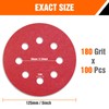 Awutzut 125mm Sanding Discs 180 Grit for 5 inch Discs