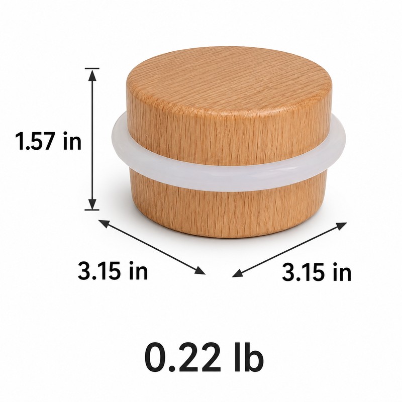 Self-Adhesive No-Drill Door Stopper – Silicone Ring Wall and Furniture