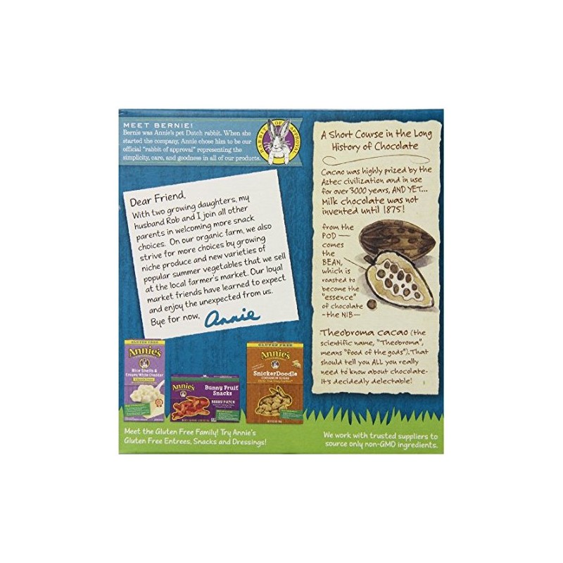 Annie's Chewy Gluten Free Granola Bars, Double Chocolate Chip, 0.98