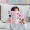 COLOFALLA Pack of 120 4 cm Sayings Stickers Colourful Stickers
