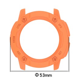 TenCloud Instinct 2X Solar Cases Intended for Garmin Instinct 2X Solar Tactical Edition Watch Case Silicone Protective Case Intended for Instinct 2X Solar Accessories (Black+Blue+Orange)
