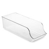 Set Of 8 Refrigerator Pantry Organizer Bins - Clear Food