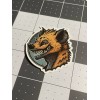 TheWhiteFoxDesigns Spotted Hyena Smirking Yeen Sticker