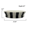 ACK Tuscany Embossed Hand Painted Ceramic, 4-Piece Bathroom Accessories, Soap