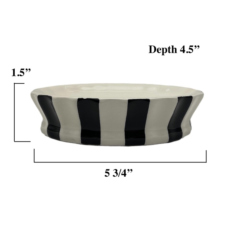 ACK Tuscany Embossed Hand Painted Ceramic, 4-Piece Bathroom Accessories, Soap