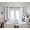 Diraysid 100% Blackout White Curtains Linen Curtains for Bedroom Grommet
