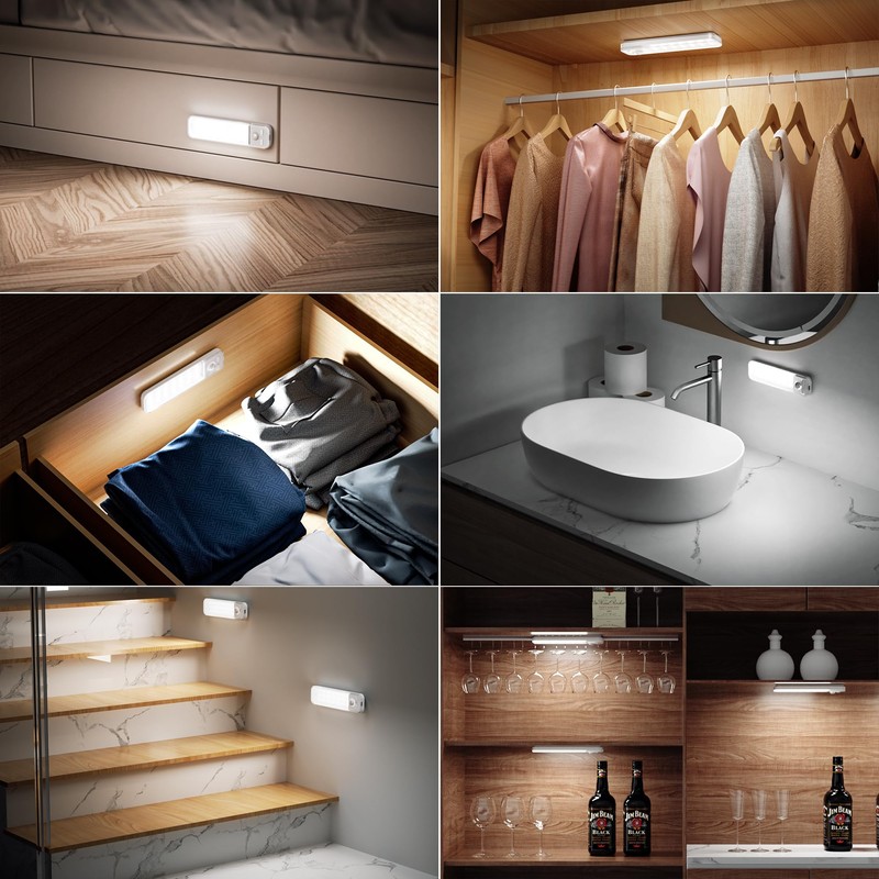 Ylatoial 3 Pack 15cm Night Light with Motion Sensor for