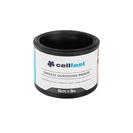 10cm x 9m Black Straight Garden Edging Various Lengths & Colours