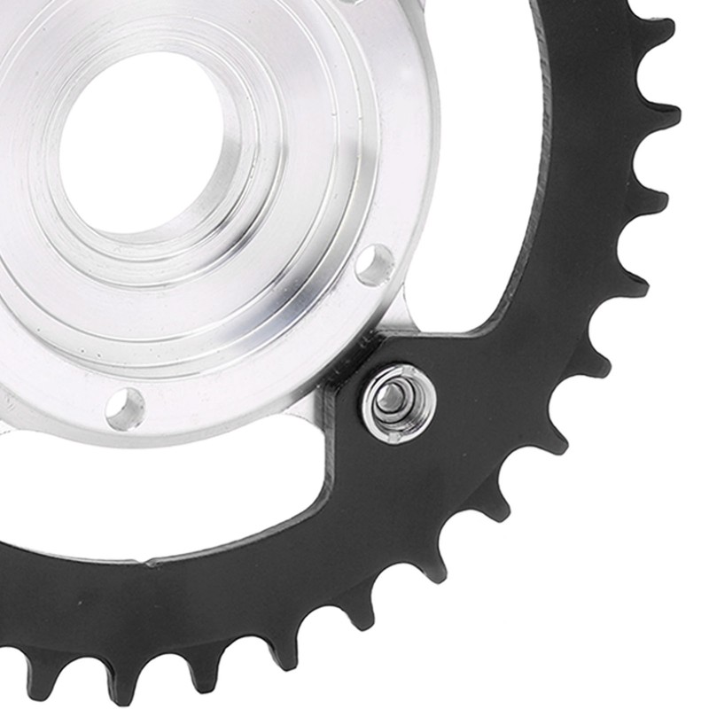 38T 104 BCD Electric Bike Chainring and Adapter Aluminum Alloy