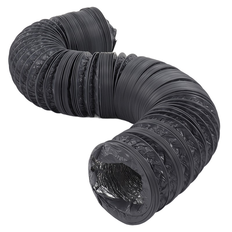Flexible Aluminum Ducting Duct 1m Length with Clamp for Ventilation