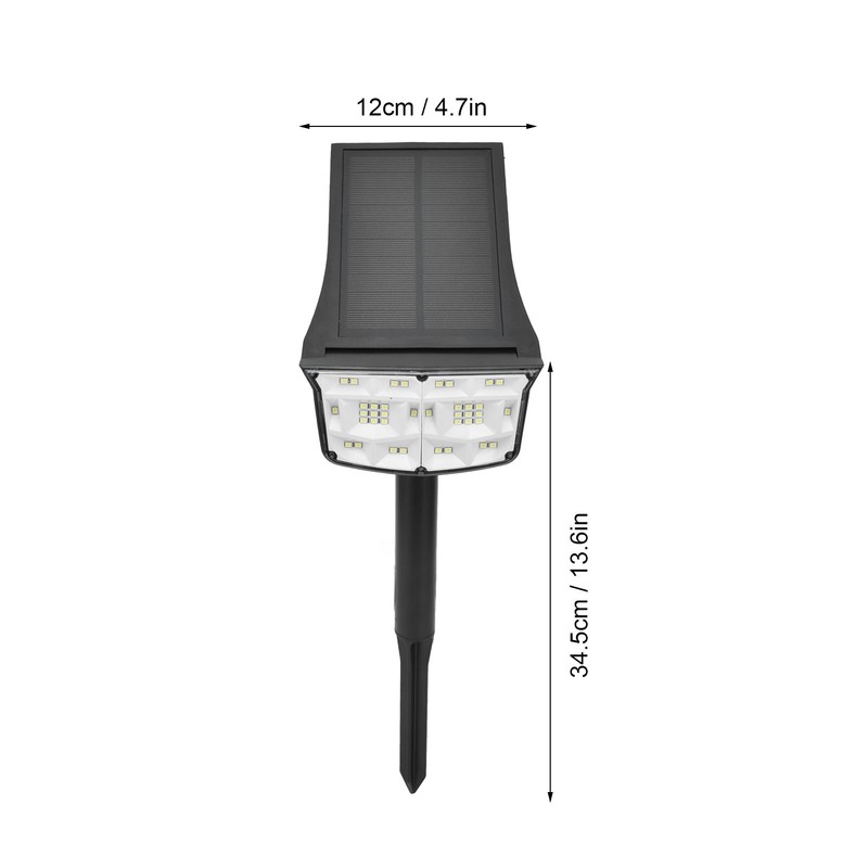 Solar Landscape Light Waterproof 38LEDs Solar Spot Lamp with High