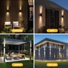 SOTTLOT Solar Outdoor Lights, 3000K 700LM Solar Wall Lights Outdoor