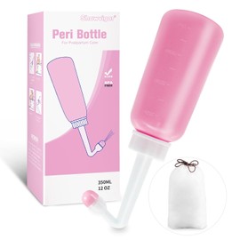 Po Shower Intimate Hygiene - 350ml Portable Bidet for Puerperium & Hospital | Peri Bottle with Waterproof Storage Bags