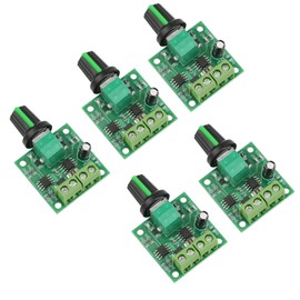 1.8v 3v 5v 6v 7.2v 12v 2A 30W low voltage DC motor speed controller PWM 1803BK adjustable drive switch with speed control knob (5Pcs)