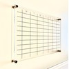 Large Clear Acrylic Daily Schedule Board for wall | Dry-Erase