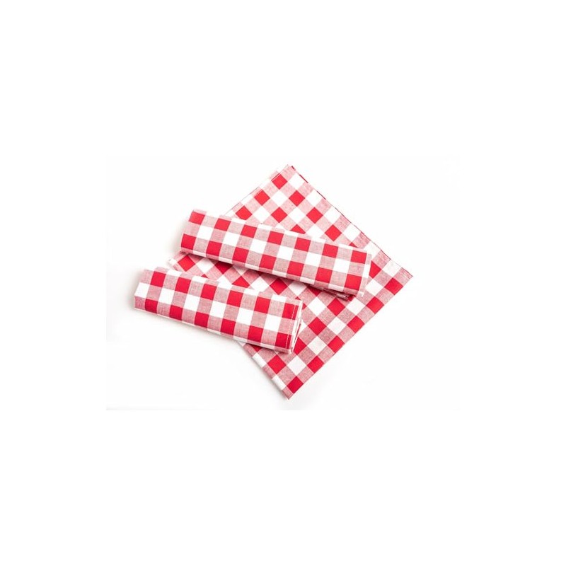 texpot Country House Napkins 50 x 50 cm Red /