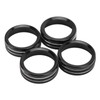 4pcs AC Switch Ring Aluminium Alloy Stylish Rustproof Center Console