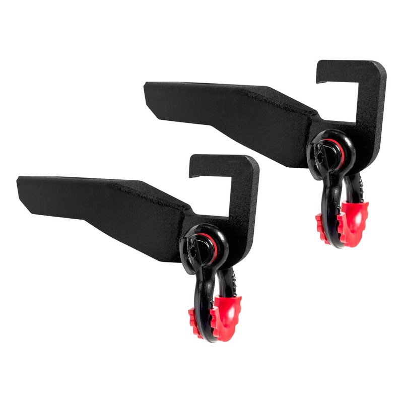 MARSITTER Front Tow Hook Mount Bracket and D-Rings Compatible with