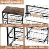 ULIKEUS 5-Tier Utility Kitchen Cart Storage with Pull-Out Baskets and