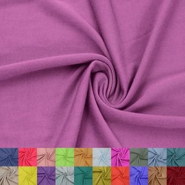 Texco Inc 60" Wide Rayon Spandex Jersey Knit Fabric by The Yard-4-Way Stretch, 200GSM, Medium Weight, Soft & Breathable-Apparel, Accessories, Maternity & Decorations, Burgundy Dark 1 Yard