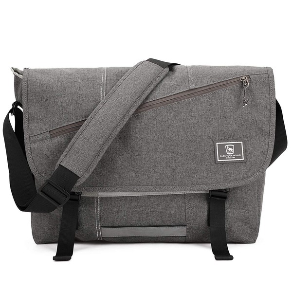OIWAS Men's Shoulder Bag, 14/15.6 Inches, Messenger Bag, A4, Large
