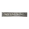 Adonai Hardware Rectangular No Smoking Brass Door Sign - Antique