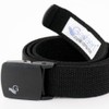 Gebert YKK Black Buckle Stretch Belt, Made in Japan, 3