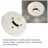 Smoke Alarm Battery Operated LED Indicator Quick Response Dustproof 360°